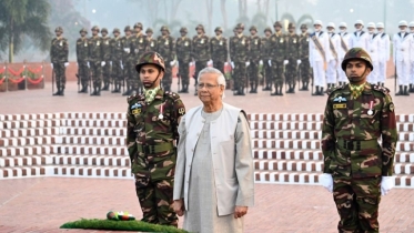 জাতীয় স্মৃতিসৌধে প্রধান উপদেষ্টার শ্রদ্ধা নিবেদন জাতীয় স্মৃতিসৌধে প্রধান উপদেষ্টার শ্রদ্ধা নিবেদন