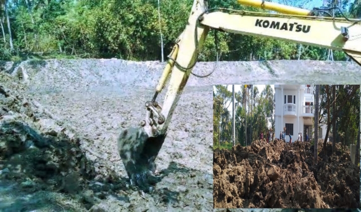 মণিরামপুরে শর্ত ভেঙে মাটি কাটলেও নির্বিকার প্রশাসন